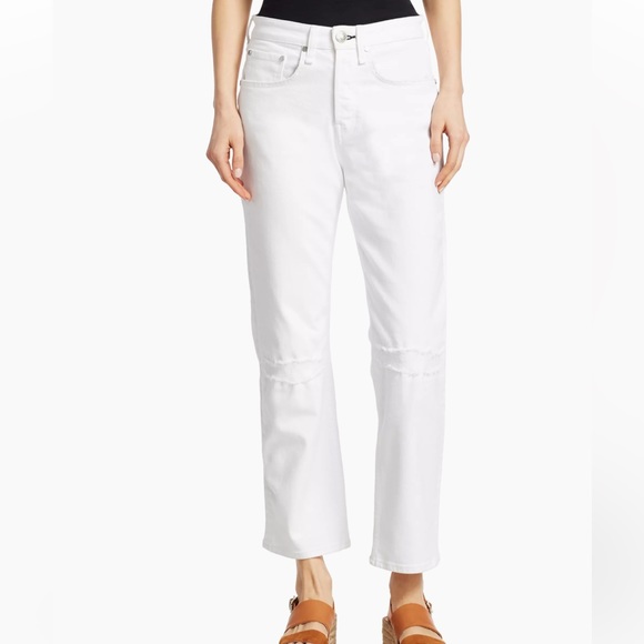 rag & bone Maya High-Rise Ankle Straight Jeans size 26 worn once - Picture 11 of 13